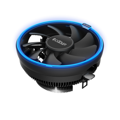 Кулер для процессора PCCooler E126M B с Blue LED и 70мм вентилятором - оптимальное охлаждение для AM5/AM4 и Intel Sockets.