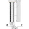 Кулер для процессора Ocypus Iota A40 WH - мощное охлаждение 220W с LED индикатором и 120мм вентилятором для AM5/AM4