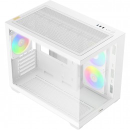 Корпус ПК без блока питания/ Case Ocypus Gamma C54 WH ARGB, Midi-Tower, TG, 3x120mm ARGB, 1xUSB-A 3.0 + 2xUSB 2.0, mATX, mITX White