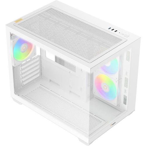 Корпус ПК Ocypus Gamma C54 WH ARGB - Midi-Tower с 3x120mm ARGB, USB 3.0 и 2.0, поддержка mATX и mITX