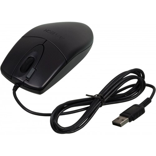 Мышь A4Tech OP-620DS черный оптическая 1200dpi silent USB 3but
