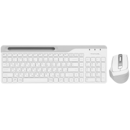 Клавиатура + мышь A4Tech Fstyler FB2535C клав:белый/серый мышь:белый/серый USB беспроводная Bluetooth/Радио slim (FB2535C ICY WHITE)