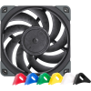 Кулер для корпуса/ Case Cooler Noctua NF-A12x25 PWM chromax.black.swap (120x120x25mm, 4-pin PWM, 60.09CFM, 22.6dBA, 2000RPM, Black)