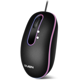 Мышь SVEN RX-90 чёрная (2+1кл., 1000 DPI, блист.)