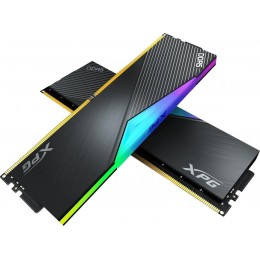 Память DDR5 2x32GB 6000MHz A-Data AX5U6000C3032G-DCLARBK XPG Lancer RGB RTL Gaming PC5-48000 CL30 DIMM 288-pin 1.35В kit dual rank с радиатором Ret