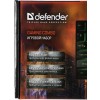 Клавиатура и мышь Defender Glion с LED-подсветкой, черно-красные, USB (45123)