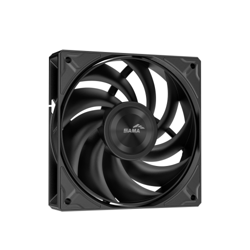 Кулер для процессора/ CPU Cooler SAMA A40P (240W, 4-pin PWM, 152mm, 4x6mm, 1x120mm, 75.2CFM, 29dBA, 2200RPM, S: 1851/1700/1200/115X, AM5/AM4, black/silver) SAMA