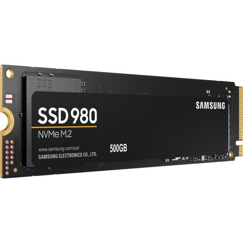Твердотельные накопители/ Samsung SSD 980, 500GB, M.2(22x80mm), NVMe 1.4, PCIe 3.0 x4, 3-bit MLC, R/W 3100/2600MB/s, IOPs 400 000/470 000, TBW 300, DWPD 0.33 (12 мес.) Samsung Electronics