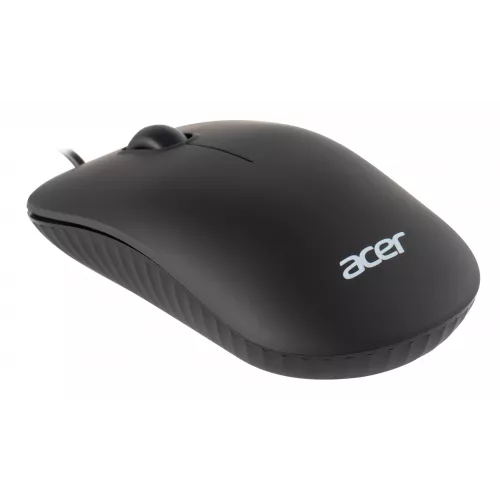 Мышь компьютерная/ Проводная мышь ACER OMW122 оптическая (1200dpi) soft-touch (3but) black Acer