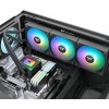 Система водяного охлаждения Thermaltake LA360 ARGB Soc-AM5/AM4/1200/1700/1851 черный 4-pin 38.35dB Al+Cu Ret (CL-W459-PL12SW-A)