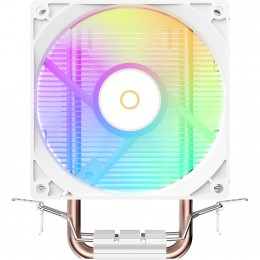 Кулер для процессора/ CPU Cooler Ocypus Gamma A20 WH ARGB (110W, 3-pin, 122.5mm, Al/Cu, 2x6mm, ARGB, 1x92mm, 32CFM, 21dBA, 1900RPM, S: 1851/1700/1200/115X, AM5/AM4, white)