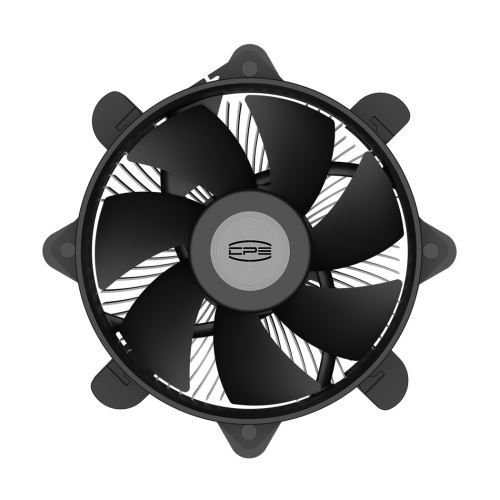 Кулер для ПК/ CPU Cooler PCCooler R120 (95W, 4-pin PWM, 60mm, Al, -mm, 1x95mm, 36.4CFM, 27.8dBA, 2700RPM, S: 1851/1700/1200/115X, black) PcCooler