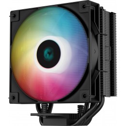 Кулер Deepcool AG400 Bk ARGB Soc-AM5/AM4/1200/1700/1851 черный/белый 4-pin 31.6dB Al+Cu 220W 614gr Ret (R-AG400-BKANMC-G-2) [R-AG400-BKANMC-G-2]