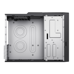Корпус с блоком питания 400Вт./ Case Foxline mATX Desktop 400W FL-418 mATX case, black, w/PSU SFX 400W, w/2xUSB3.0+2xUSB2.0+1xType-C (USB2.0)
