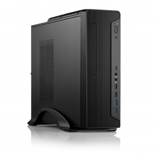 Купить корпус Foxline mATX с блоком питания 400Вт - FL-418, черный, 2xUSB3.0, 2xUSB2.0, Type-C
