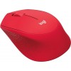 Мышь Logitech M280 красный оптическая 1000dpi беспров. USB 2but (910-004308)