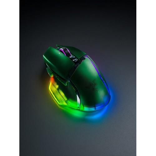 Купить игровую мышь Razer Basilisk V3 Pro 35K Phantom Green Edition - Высокая точность и комфорт в игре
