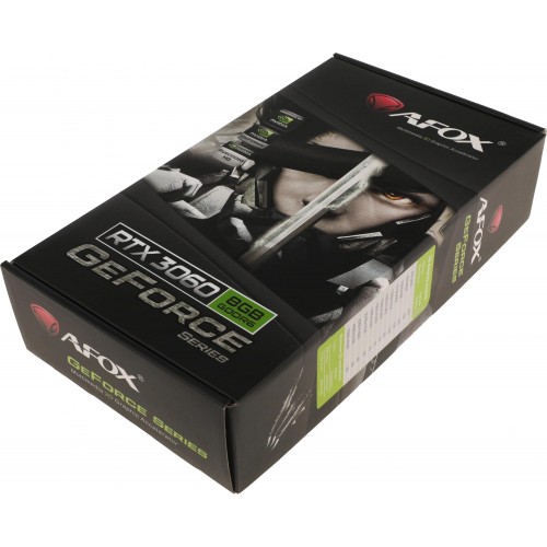 Видеокарта Afox PCI-E 4.0 AF3060-8GD6H4 NVIDIA GeForce RTX 3060 8Gb 128bit GDDR6 1320/15000 HDMIx1 DPx3 HDCP Ret [AF3060-8GD6H4]