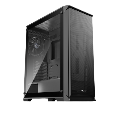 Корпус без блока питания/ Case Raijintek ARCADIA 41, Midi-Tower, TG, 1x120mm, 2xUSB-A 3.0 + 1xUSB-C, ATX, mATX, mITX Black RAIJINTEK CO LTD