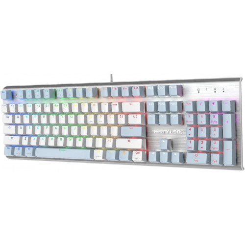 Клавиатура A4Tech FS100 Механическая для Геймеров с LED Подсветкой и USB Подключением, Длина Кабеля 1.8м