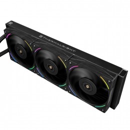 Система жидкостного охлаждения/ Water Cooling System Thermalright Frozen Vision 360 V2 (360mm, LED, Black, ARGB/ Fans: 3x120mm, 69CFM, 27dBA, 2150RPM/ Pump height 60mm, 23dBA, 3000RPM, Rad thickness 27mm/ S: 1700, 1200, 1851, 115X, 2011, 2066, AM5, AM4)