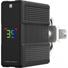 Кулер для процессора/ CPU Cooler Thermalright Assassin X 120 R Digital ARGB Black (4-pin PWM, 151mm, Al/Cu, 4x6mm, ARGB, 1x120mm, 70.84CFM, 29.8dBA, 2000RPM, S: 1851/1700/1200/115X, AM5/AM4, black)