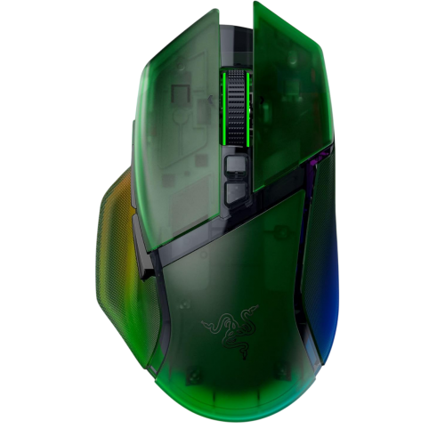 Купить игровую мышь Razer Basilisk V3 Pro 35K Phantom Green Edition - Высокая точность и комфорт в игре