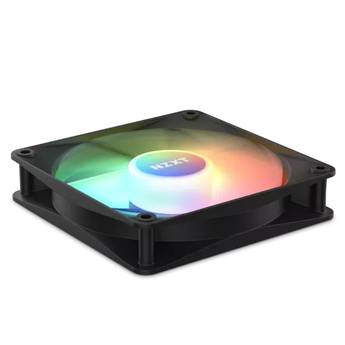 Кулер для корпуса ПК/ Case Cooler NZXT F120 RGB Core Triple Pack (120x120x25mm, 4-pin PWM, RGB, 78.86CFM, 33.88dBA, 1800RPM, Black, 3pcs) NZXT