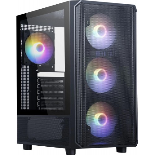 Корпус Accord 3602 черный ATX 8x120mm 6x140mm 3x200mm 2xUSB3.0 audio bott PSU  Accord