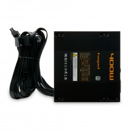 Блок питания/ Power Supply HSPD, 400W 80+ White (ATX, 2.31, Non-modular, 1x24(20+4)pin 500mm, 1xCPU 8(4+4)pin 550mm, 1xPCIe 8(6+2)pin 500mm, 1xMOLEX + SATA*2 400+150+150mm, 1xMOLEX + SATA 400+150mm , Active, 120x120mm, 150x140x86mm, APFC, OVP, OPP, SCP, U
