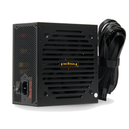 Блок питания/ Power Supply HSPD, 500W 80+ Bronze (ATX, 2.31, Semi-modular, 1x24(20+4)pin 550mm, 1xCPU*2 8(4+4)pin 600+150mm, 1xPCIe*2 8(6+2)pin 500+150mm, 2xSATA*3 400+150+150mm, 1xMOLEX4pin*3+FDD 400+150+150+150mm , Active, 120x120mm, 150x140x86mm, APFC,