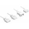 Вентилятор для корпуса Nulight 12WH RGB 120мм - Белый, 3-pin/4-pin, 19.06 дБ