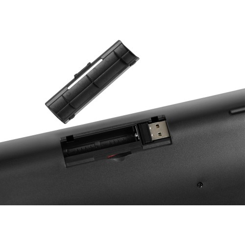 Клавиатура Оклик 890S серый USB беспроводная slim - идеальный выбор для комфортной работы и игр