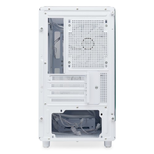 Корпус без блока питания/ Case HSPD M310, Mesh Mini-tower, White, TG, 0.4 SPCC, 3x120mm ARGB (Orbis F1) mATX, mITX 180/280/160mm 1x2.5", 1x3.5", 4xPCI 2xUSB-A 3.0 452x277x418mm HSPD