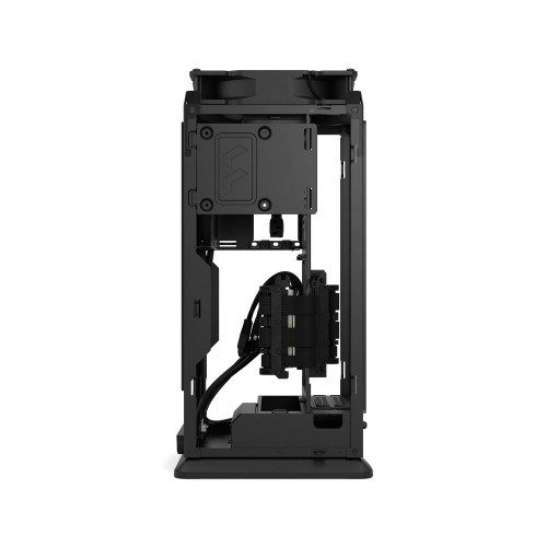 Корпус без блока питания/ Case Fractal Design Mood, Mini-Tower, 1x180mm, 2xUSB-A 3.0 + 1xUSB 3.2 Type-C, SFX PSU Support, mITX Black Fractal Design