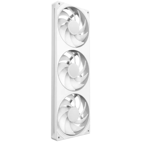 Кулер для корпуса ПК/ Case Cooler NZXT F360 RGB Core (120x120x25mm, 4-pin PWM, RGB, 75.12CFM, 30dBA, 2400RPM, White, Single-Frame RGB Fan Unit) NZXT