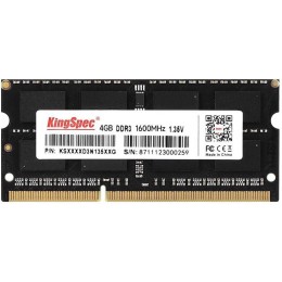 Память DDR3 4GB 1600MHz Kingspec KS1600D3N13504G RTL PC3-12800 CL11 SO-DIMM 204-pin 1.35В single rank Ret