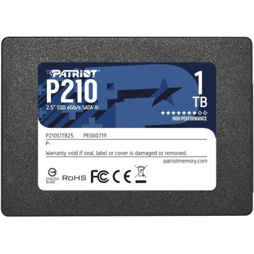 Купить твердотельный накопитель Patriot SATA-III 1TB P210S1TB25 2.5 – высокая скорость и надежность для вашего ПК