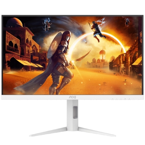 AOC Q27G4/WS 27" 2560x1440, IPS, 200Hz, 80M:1, 450cd, 0.3 ms, HDMI 2.0, DisplayPort 1.4, Height adj 130, pivot, VESA 100, 3Y, White/Silver