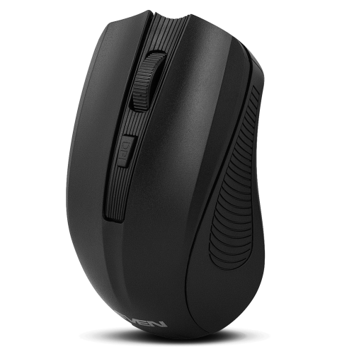 Беспроводная мышь SVEN RX-400W чёрная (3+1кл. 600/1000/1400DPI, блист) Sven