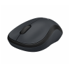 Мышь Logitech Silent M220 темно-серый/черный оптическая 1000dpi silent беспров. USB 2but (910-004895)