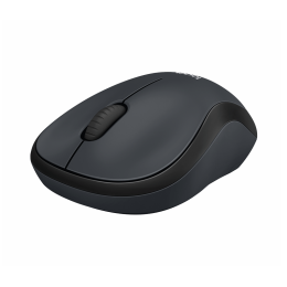Мышь Logitech Silent M220 темно-серый/черный оптическая 1000dpi silent беспров. USB 2but (910-004895)