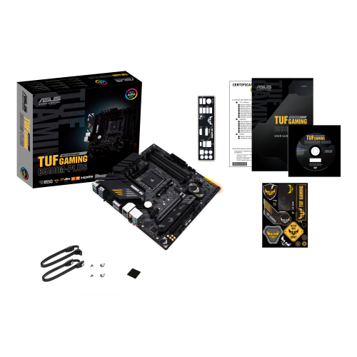 Материнская плата TUF GAMING B550M-PLUS: Высокая производительность и надежность для геймеров