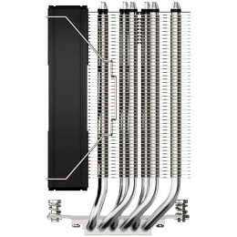 Устройство охлаждения(кулер) ID-Cooling SE-610-XT Basic Soc-AM5/AM4/1200/1700/1851 серебристый/черный 4-pin 29.85dB Al+Cu 250W 900gr Ret