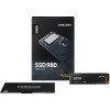 Твердотельные накопители/ Samsung SSD 980, 500GB, M.2(22x80mm), NVMe 1.4, PCIe 3.0 x4, 3-bit MLC, R/W 3100/2600MB/s, IOPs 400 000/470 000, TBW 300, DWPD 0.33 (12 мес.) Samsung Electronics