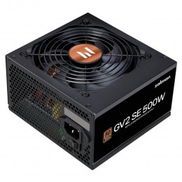 Блок питания ZALMAN ATX 12V Ver252 500W 80+Bronze, APFC, 120mm fan, 24pin, 1x4pin,1x8pin, 2xPCI-E, 3xMolex, 6xSATA, GV2 SE 500W, ZM500-GV2SE