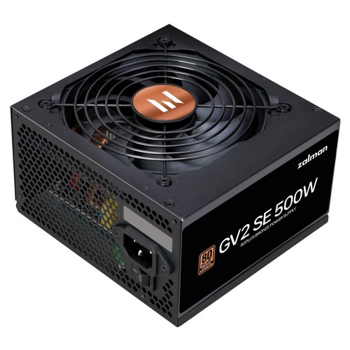 Блок питания ZALMAN ATX 500W 80+Bronze с APFC и 120мм вентилятором - GV2 SE ZM500-GV2SE для надежной работы вашего ПК