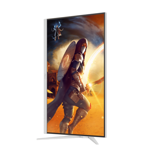 AOC Q27G4/WS 27" 2560x1440, IPS, 200Hz, 80M:1, 450cd, 0.3 ms, HDMI 2.0, DisplayPort 1.4, Height adj 130, pivot, VESA 100, 3Y, White/Silver