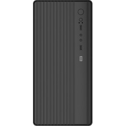 Корпус Accord ACC-M258-01B черный без БП mATX 1x80mm 2xUSB2.0 audio