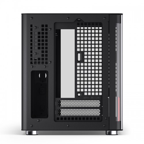 Корпус без блока питания/ Case JONSBO TK-0, Mini-Tower, no fans, 1xUSB-A 3.2 + 1xUSB-C 3.2, SFX PSU Support, mITX Black JONSBO